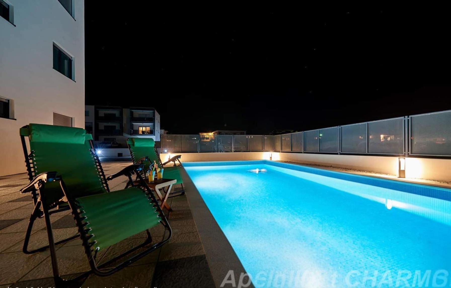 Luxury Apartment Charm With Pool Trogir Zewnętrze zdjęcie